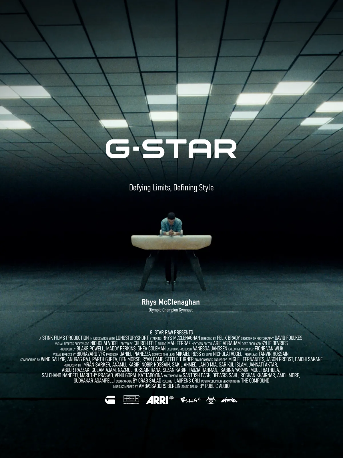 G-Star RAW Pommel Horse Champion campaign poster
